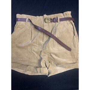 Women’s Cider Corduroy Camel Shorts NWT SZ M